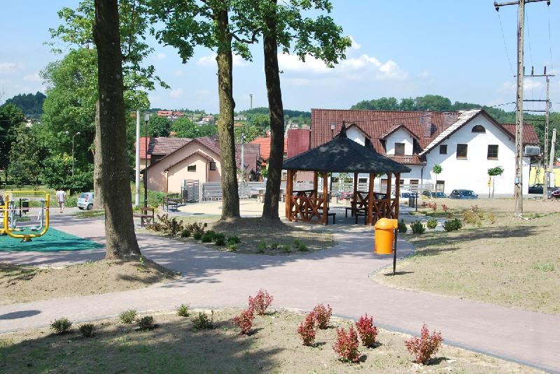 Kluczewski park po zagospodarowaniu